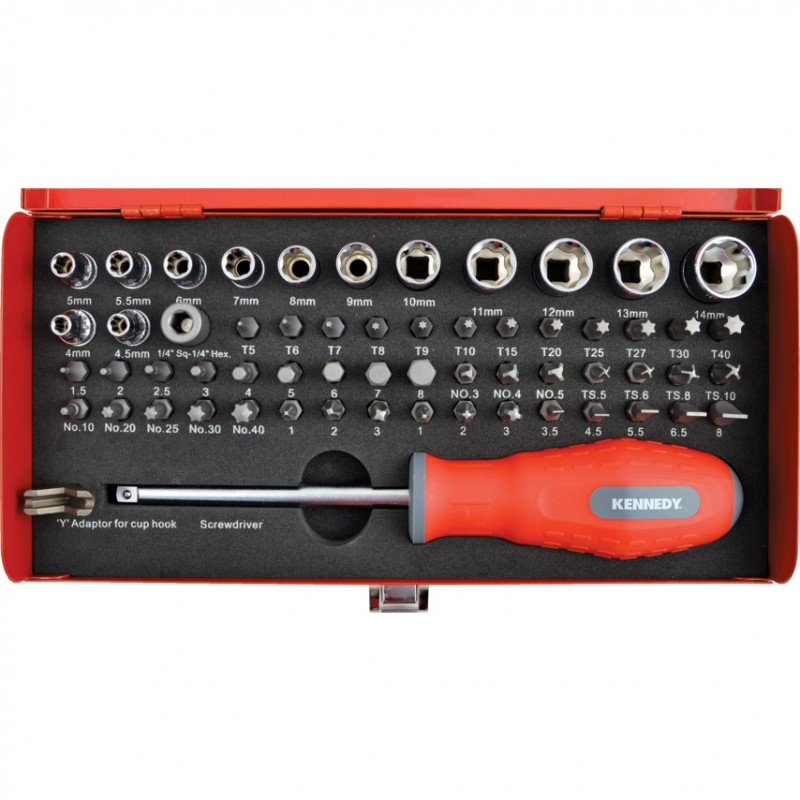 Kengrip.60PC KENGRIP MECHANICS BIT SET